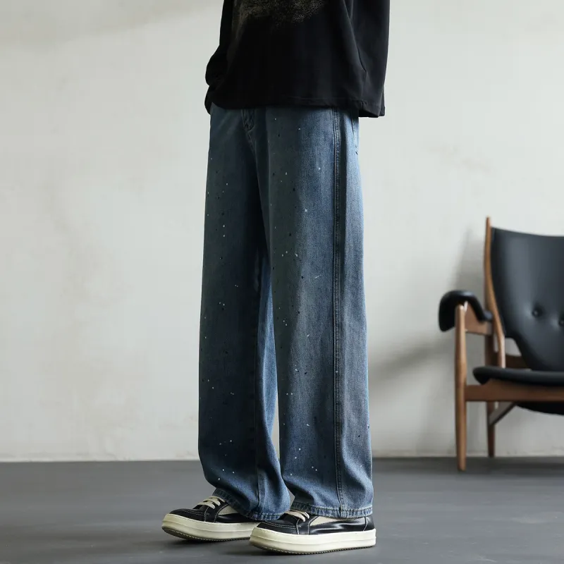 Tonlion Jeans Unisex Gray Blue-6