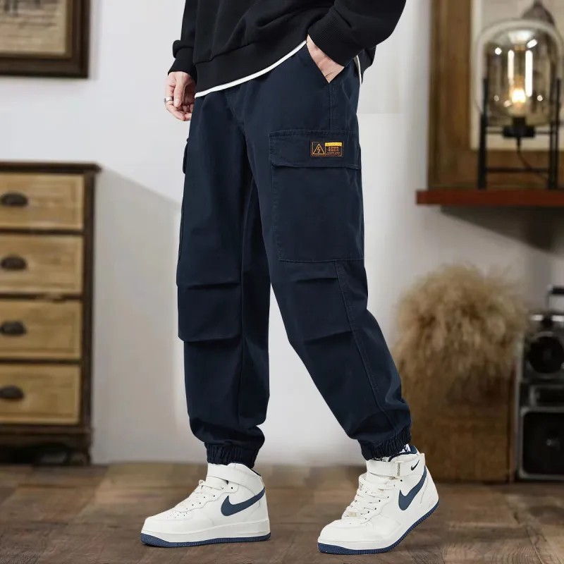Tonlion Casual Pants Unisex Royal Blue-2