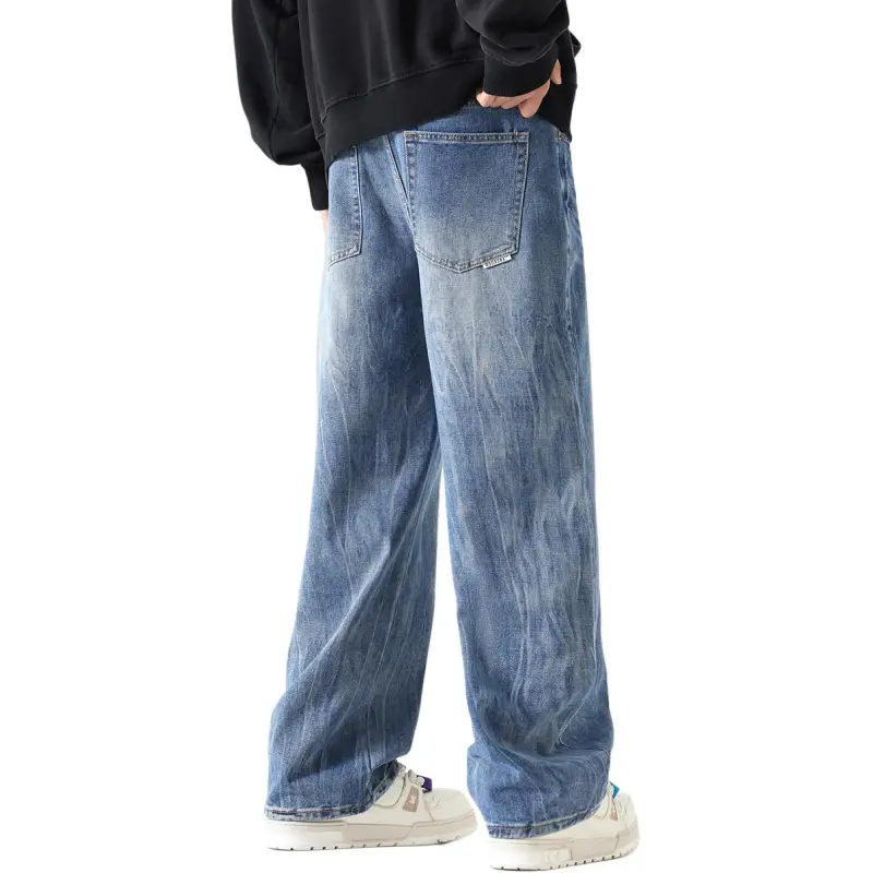 Tonlion Jeans Unisex Medium Blue-6