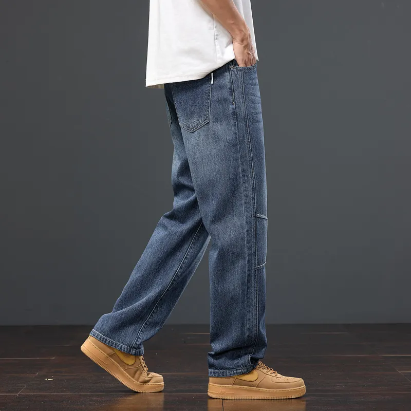 Tonlion Jeans Unisex Medium Blue-6
