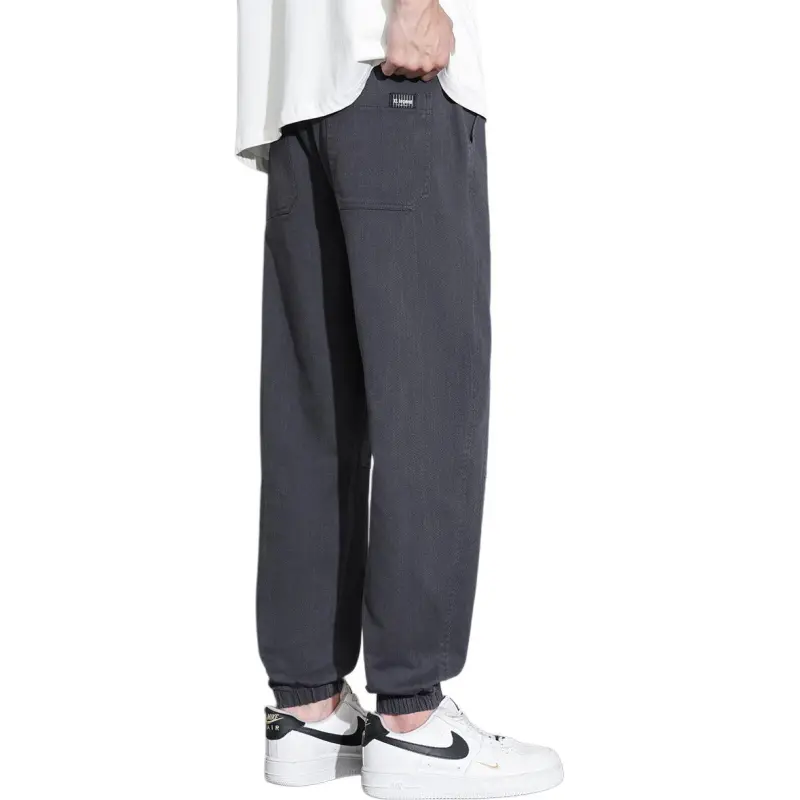 Tonlion Casual Pants Unisex Dark Gray-1
