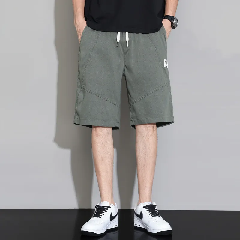 Tonlion Casual Shorts Men's Olive Green-9