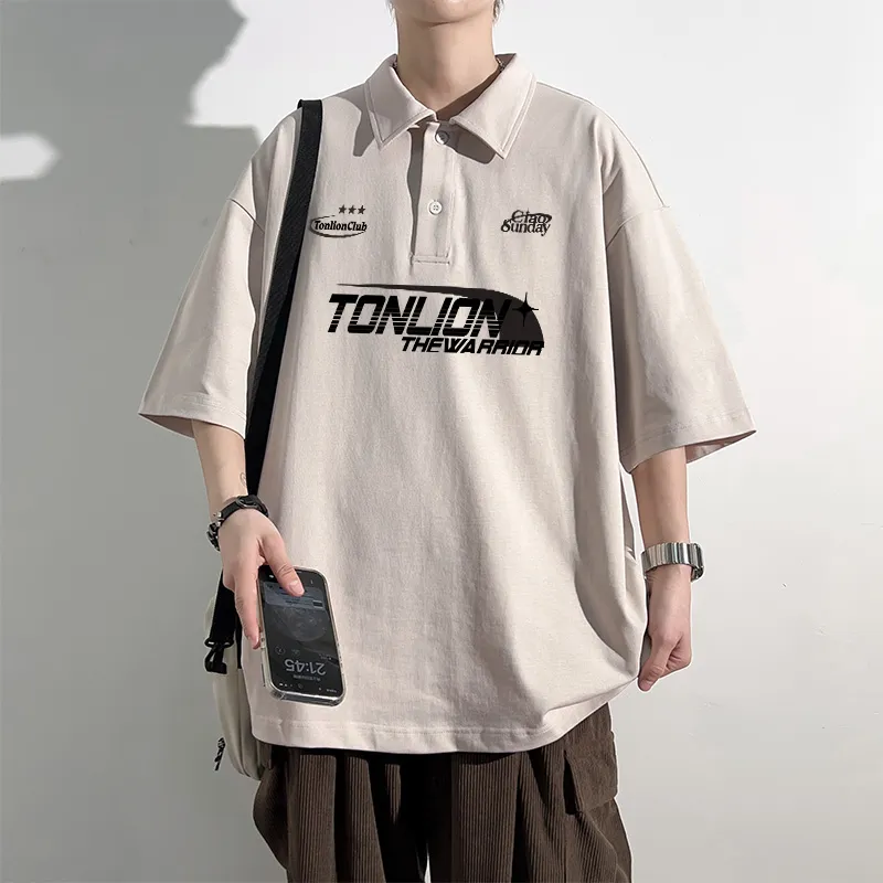 Tonlion Polo Shirts Unisex-13