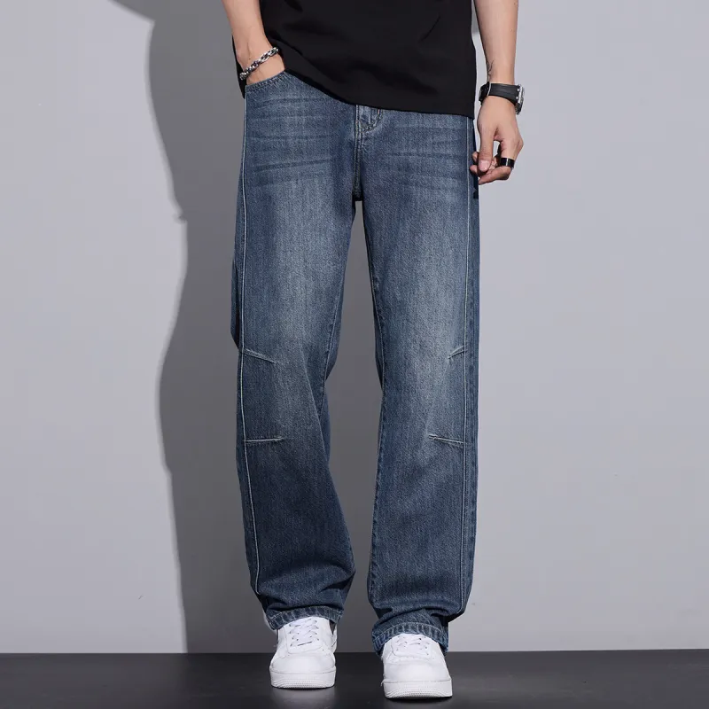Tonlion Jeans Unisex Medium Blue-3