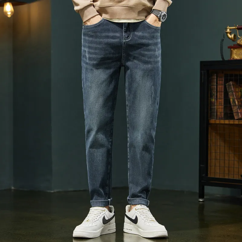 Tonlion Jeans Unisex Navy Blue-3