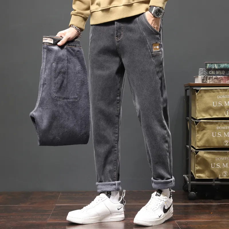 Tonlion Jeans Men's Medium Gray-4