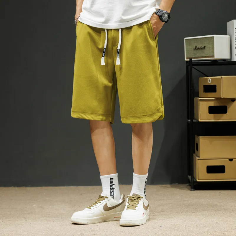 Tonlion Casual Shorts Men's Grass Green-8