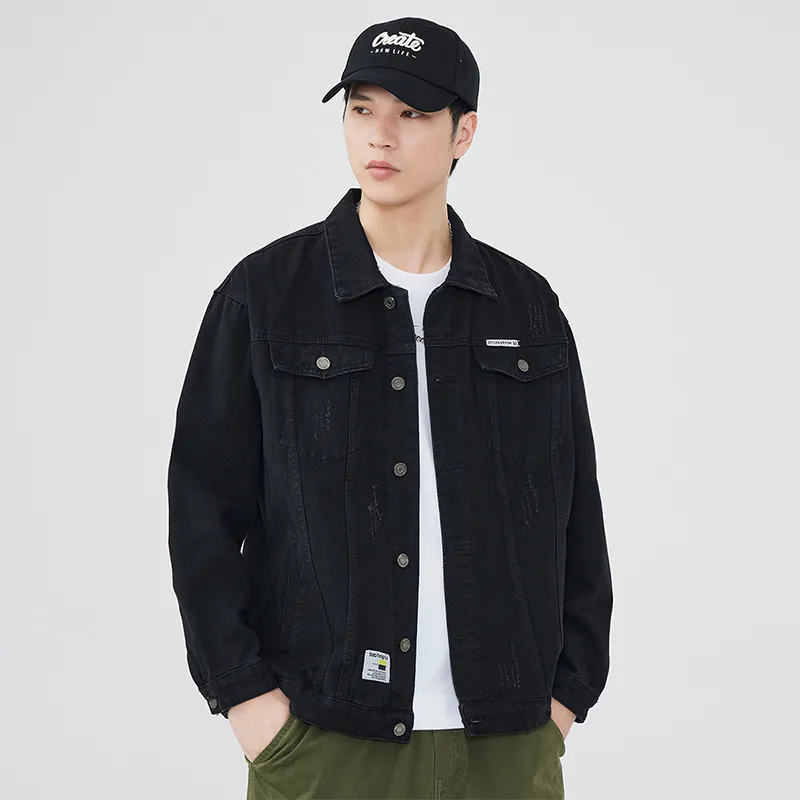 Tonlion Denim Jackets Unisex-9