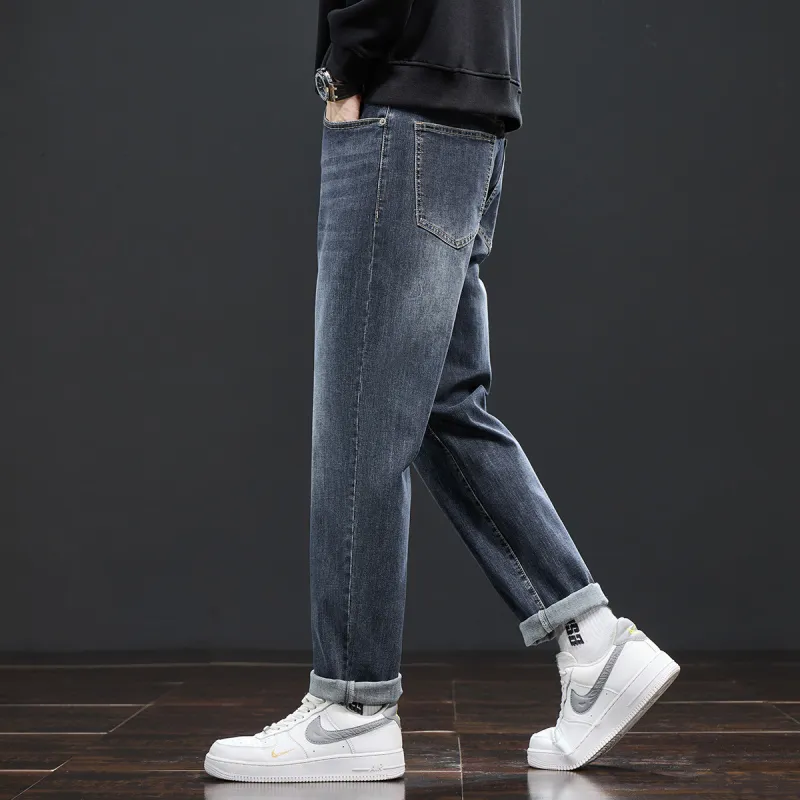 Tonlion Jeans Unisex Gray Blue-5