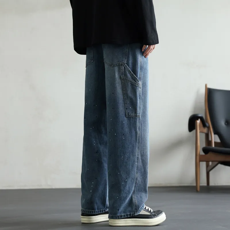 Tonlion Jeans Unisex Gray Blue-4