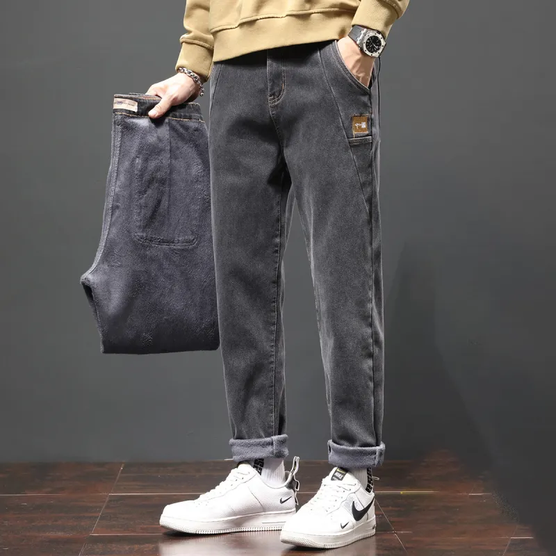 Tonlion Jeans Men's Medium Gray-6