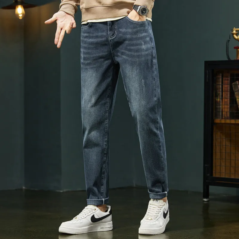 Tonlion Jeans Unisex Navy Blue-5