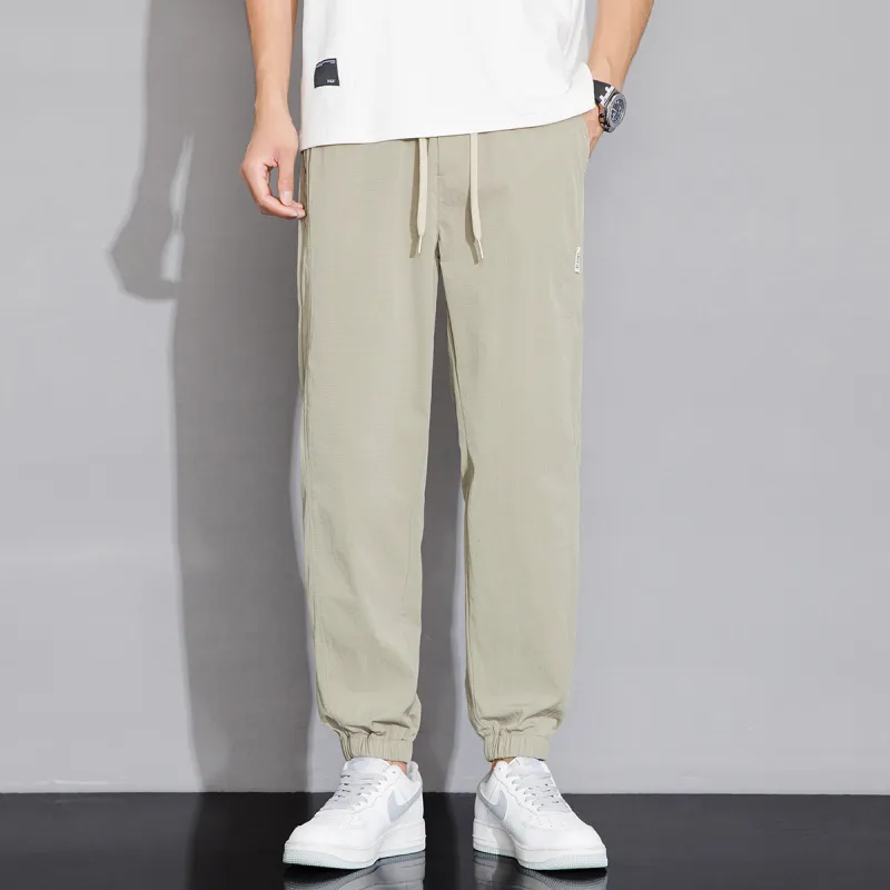 Tonlion Casual Pants Unisex Army Green-2