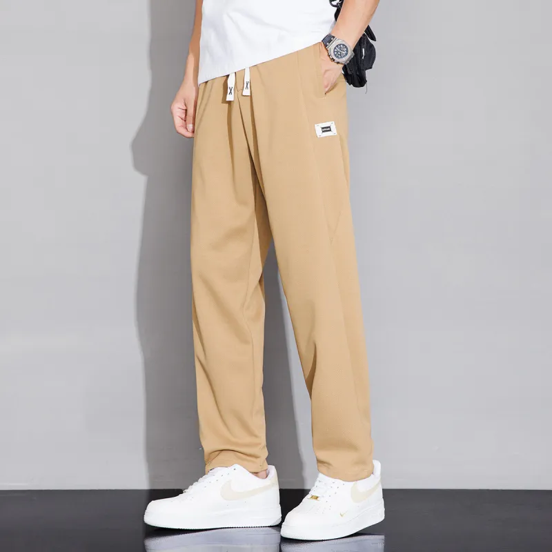 Tonlion Casual Pants Men's Dark Khaki-6