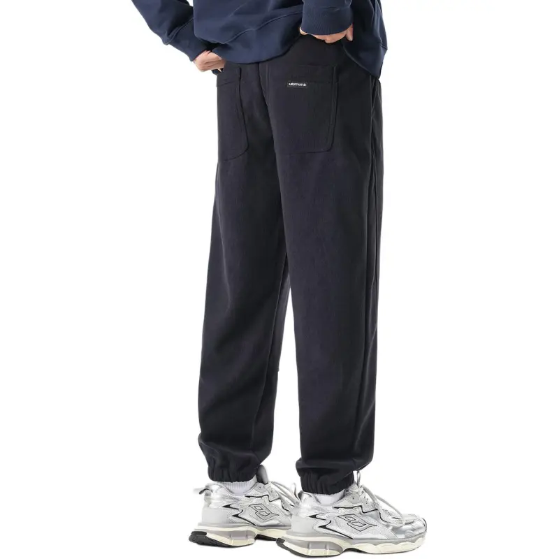 Tonlion Casual Pants Unisex Brown-10