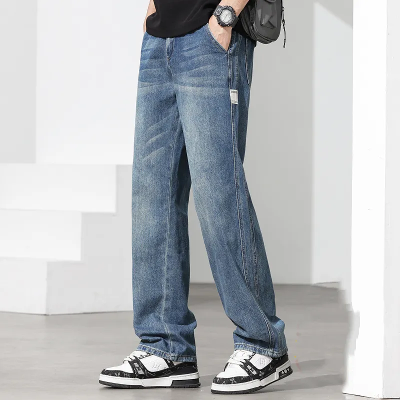 Tonlion Jeans Unisex Vintage Blue-7