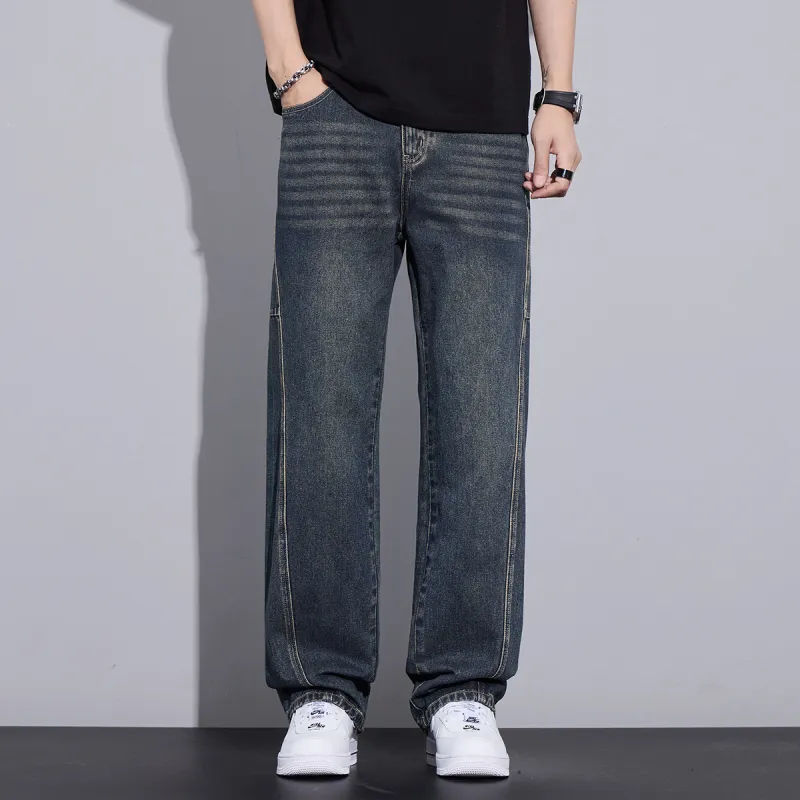 Tonlion Jeans Unisex Vintage Blue-3