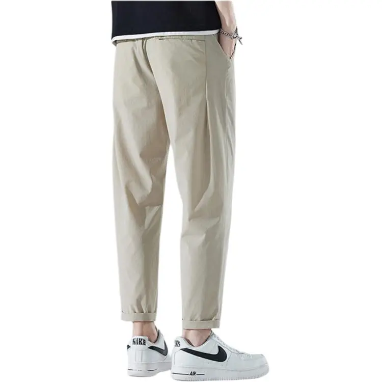 Tonlion Casual Pants Unisex Khaki-1