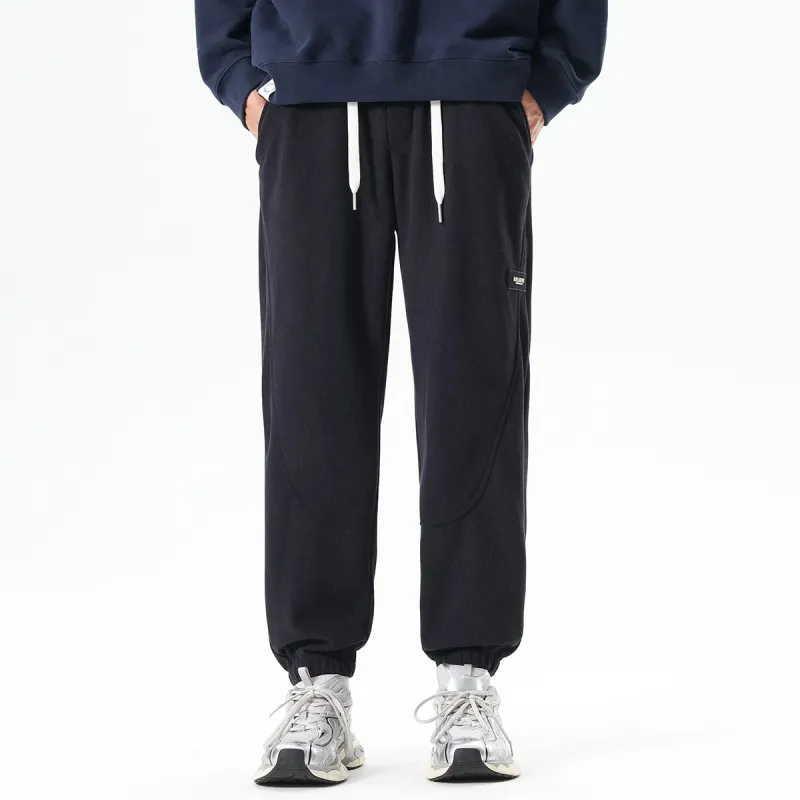 Tonlion Casual Pants Unisex Brown-12
