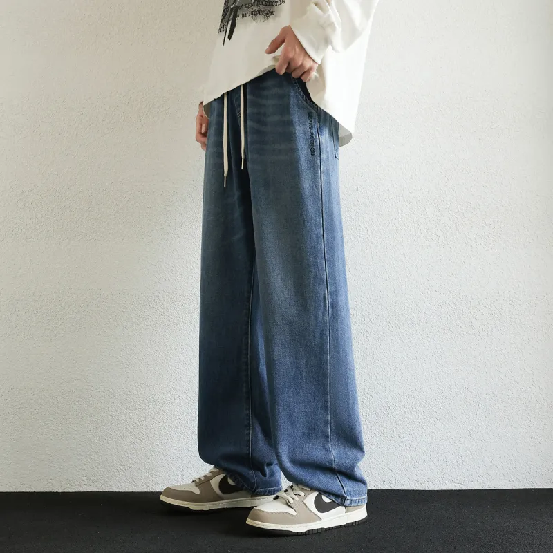 Tonlion Jeans Unisex Medium Blue-4