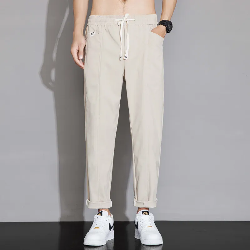 Tonlion Casual Pants Men's Light Khaki-5