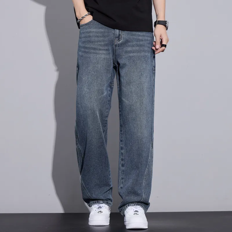 Tonlion Jeans Unisex Medium Blue-2