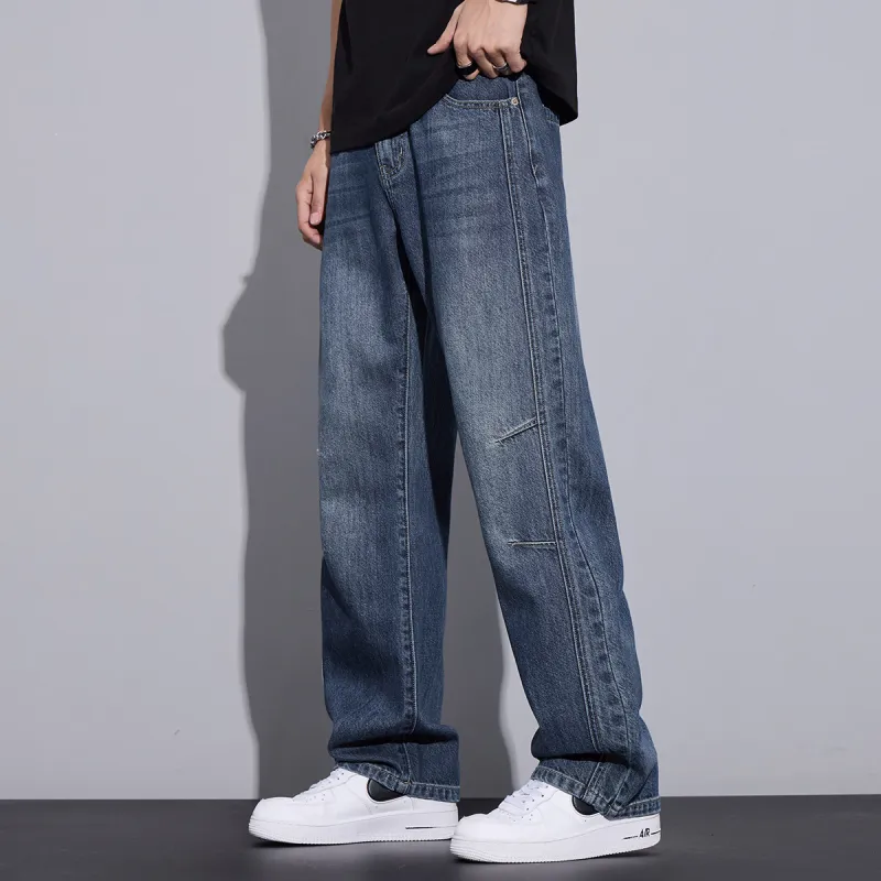 Tonlion Jeans Unisex Medium Blue-6