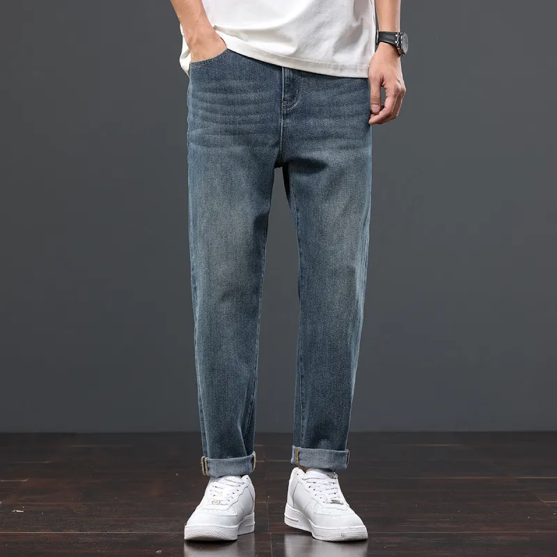 Tonlion Jeans Unisex Vintage Blue-4
