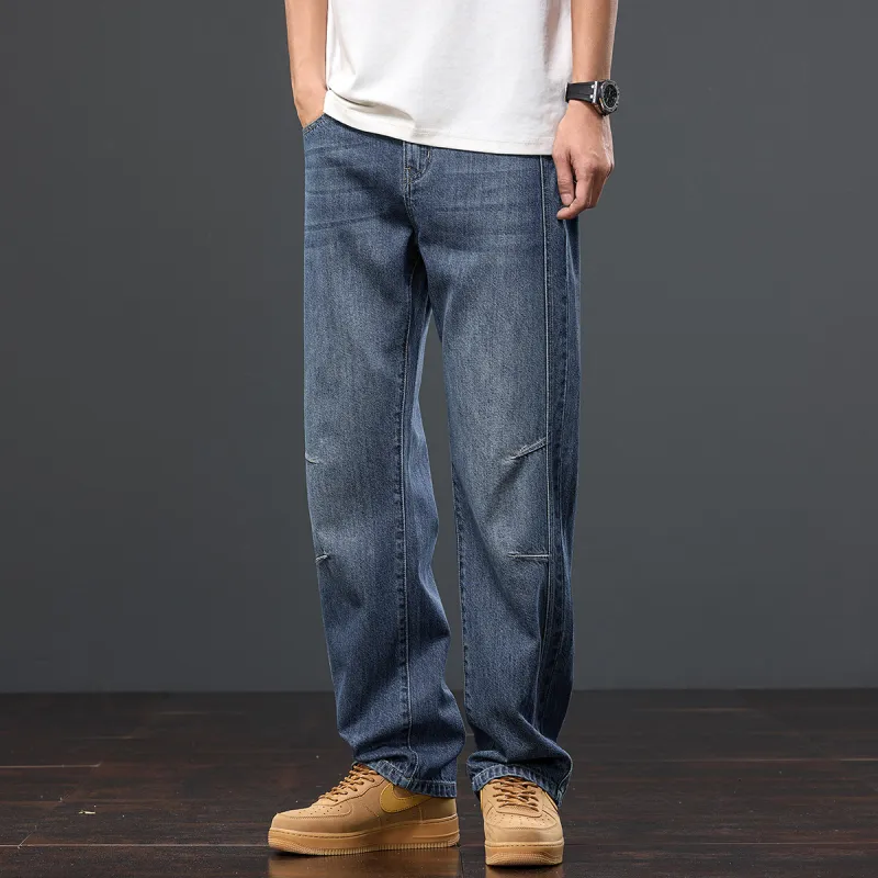 Tonlion Jeans Unisex Medium Blue-2