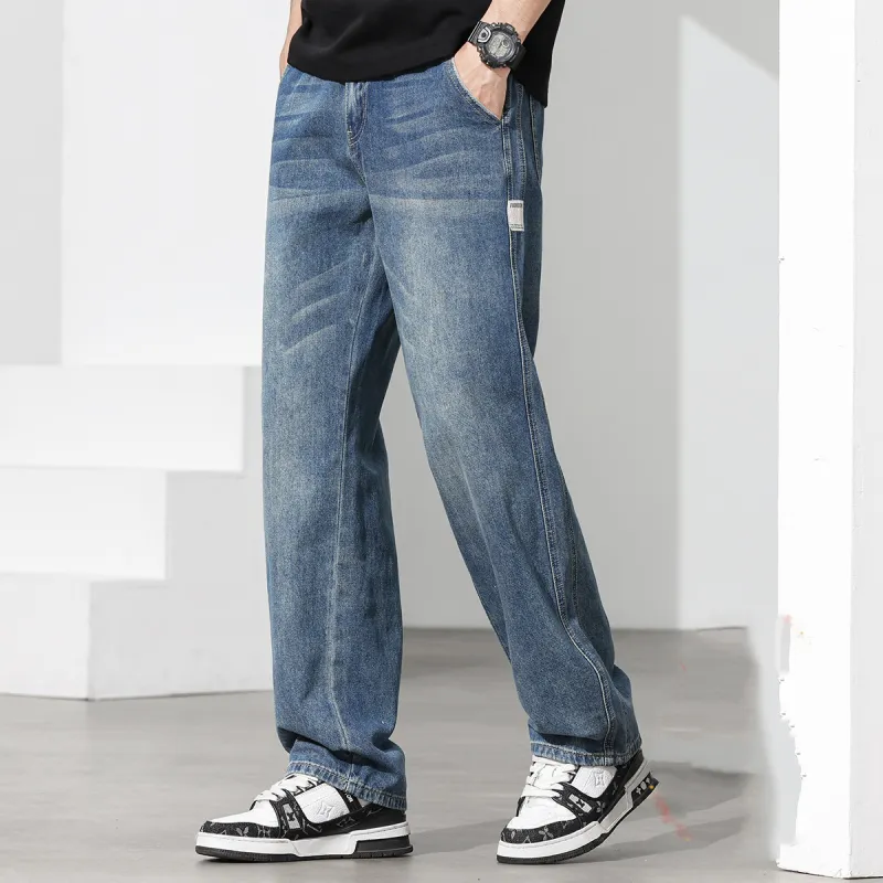 Tonlion Jeans Unisex Vintage Blue-6