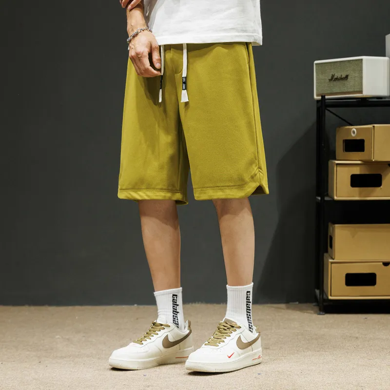 Tonlion Casual Shorts Men's Grass Green-7