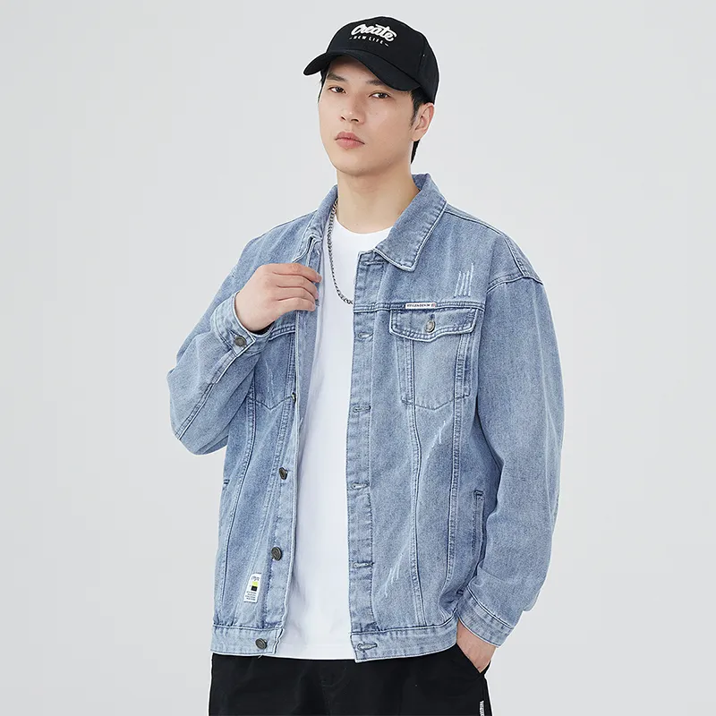 Tonlion Denim Jackets Unisex-4