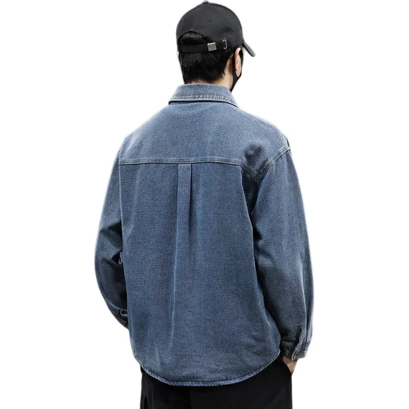 Tonlion Shirts Unisex Medium Blue-1