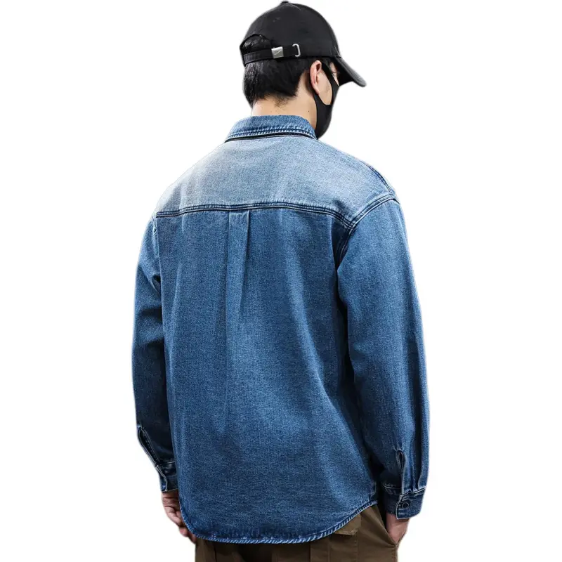 Tonlion Denim Jacket Unisex Medium Blue-0