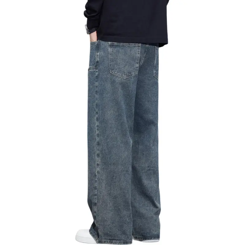 Tonlion Jeans Unisex Vintage Blue-3