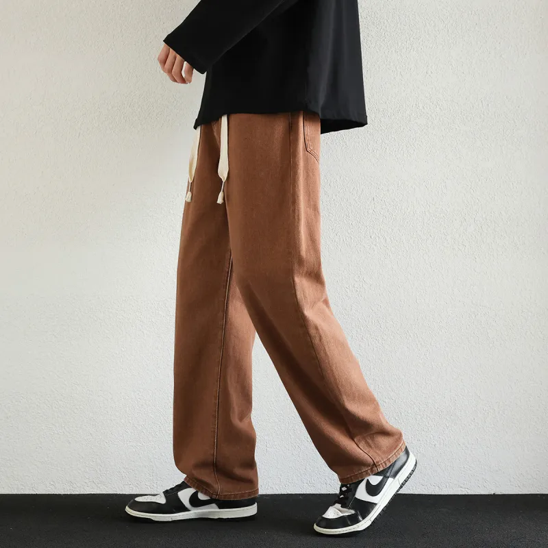 Tonlion Jeans Unisex Coffee-3