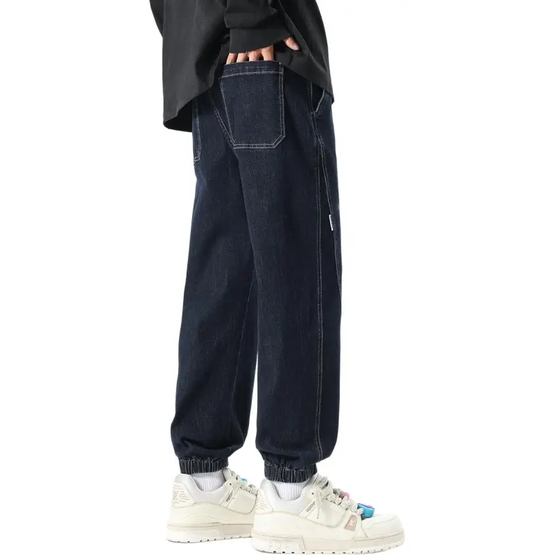 Tonlion Jeans Unisex Dark Gray Blue-4