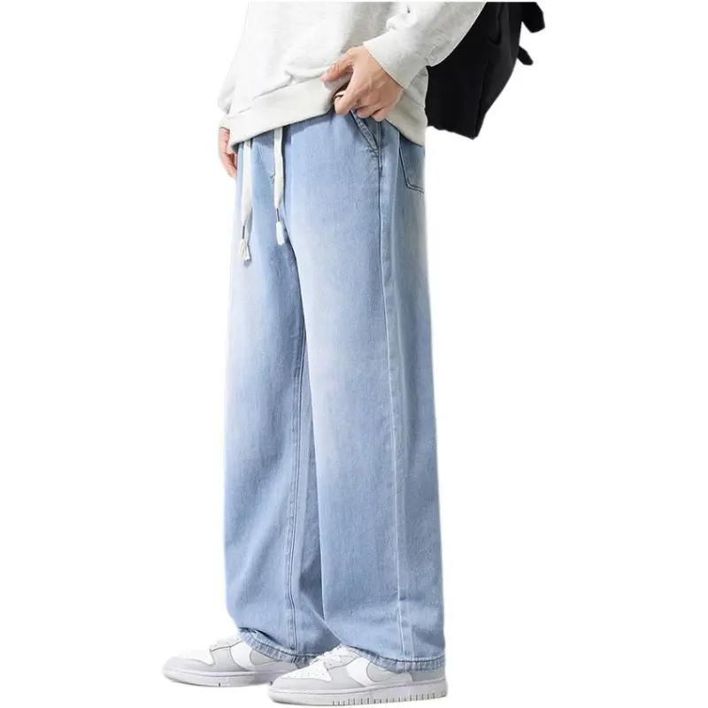 Tonlion Jeans Unisex Moon White Blue-2