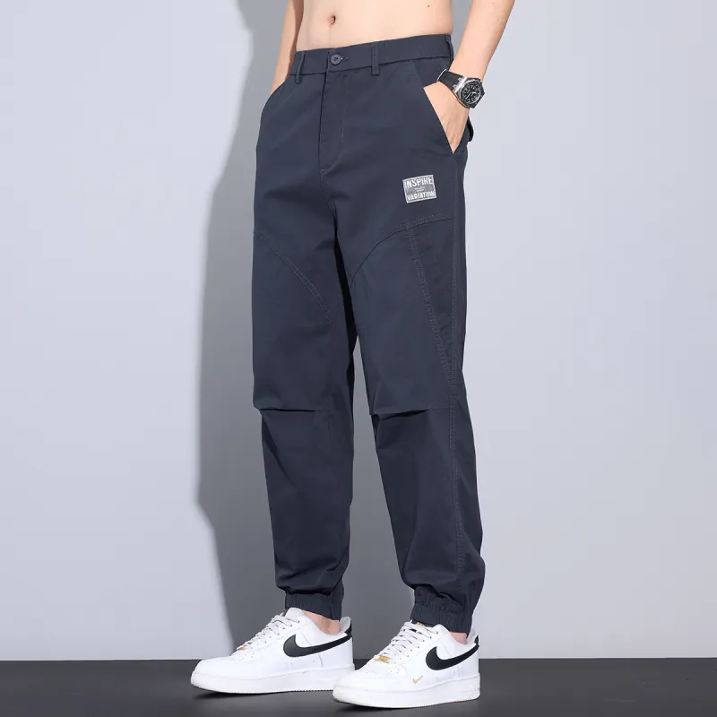 Tonlion Casual Pants Unisex Royal Blue-3