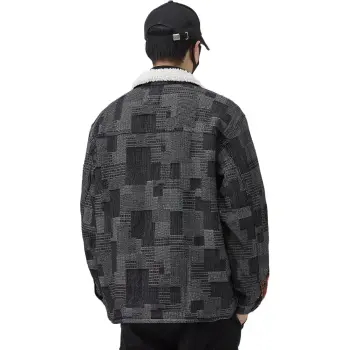 Tonlion Denim Jacket Unisex Black