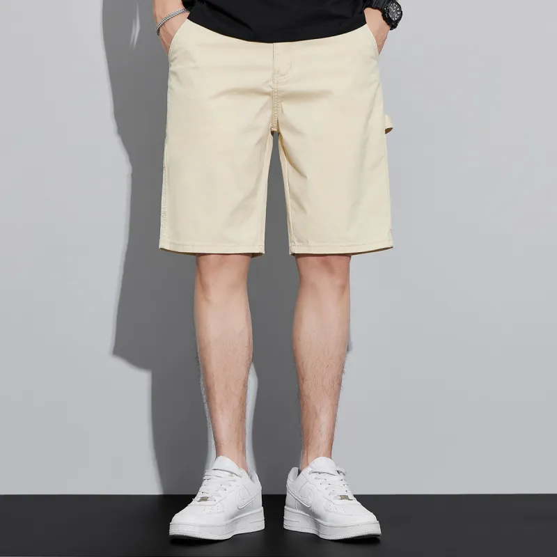 Tonlion Casual Shorts Unisex Khaki-3