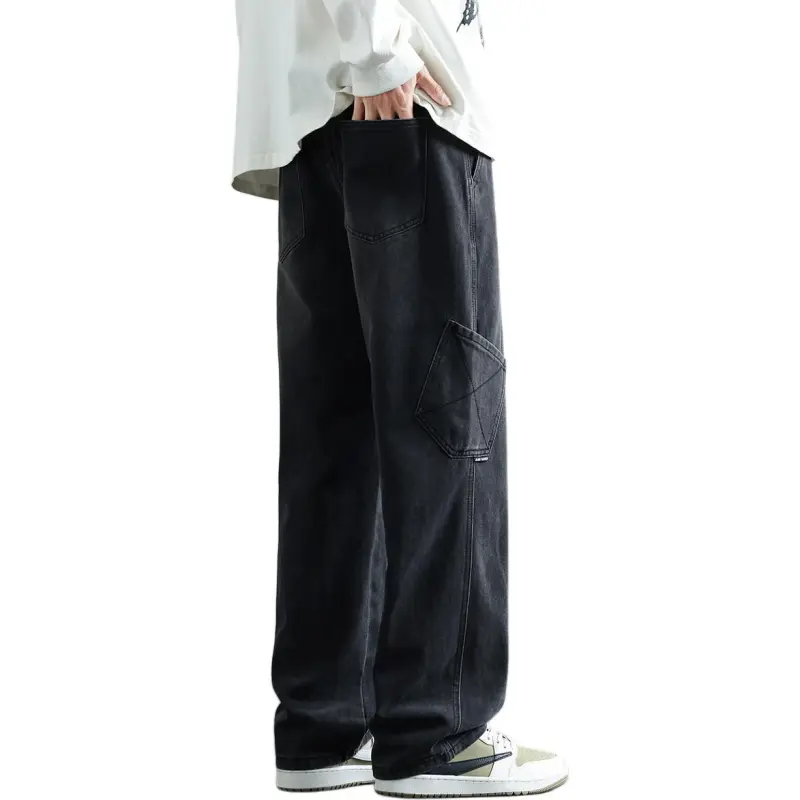 Tonlion Jeans Men Black-1