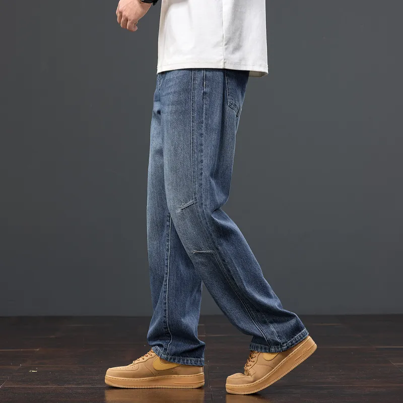 Tonlion Jeans Unisex Medium Blue-3