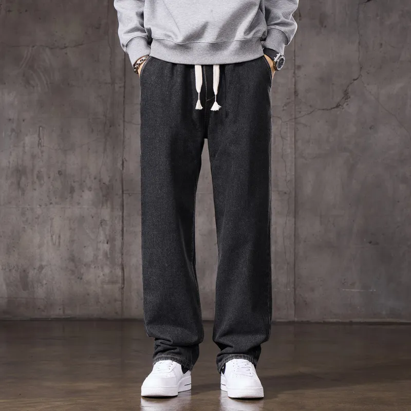 Tonlion Jeans Unisex Black Gray Color-4