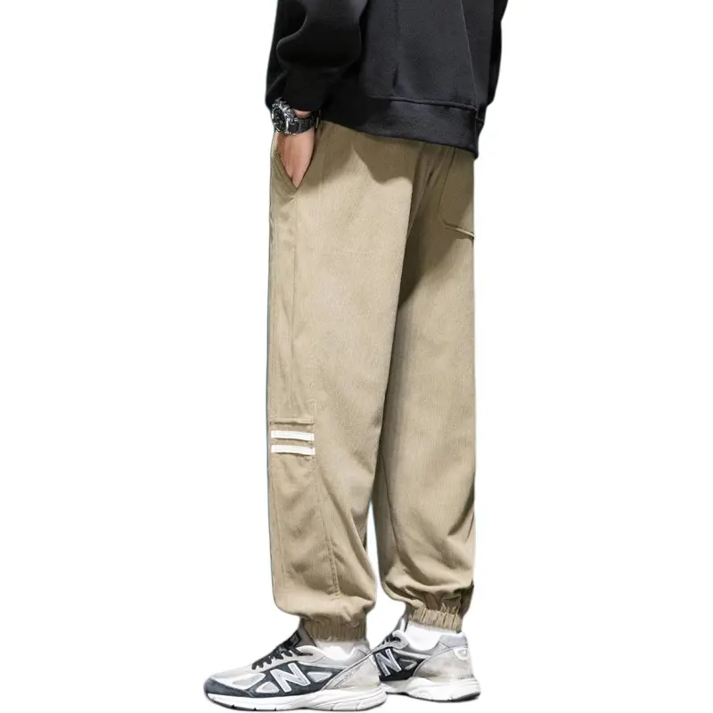 Tonlion Casual Pants Unisex Light Army Green-1