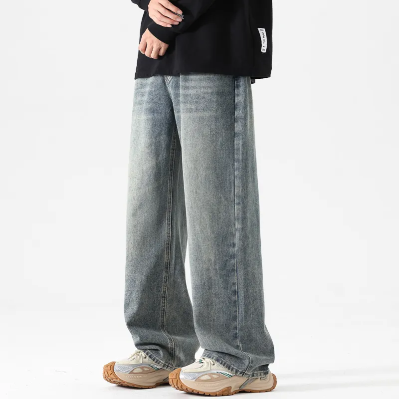 Tonlion Jeans Unisex Vintage Blue-6