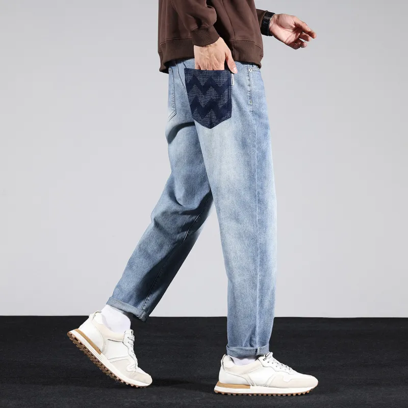 Tonlion Jeans Unisex Light Blue-4