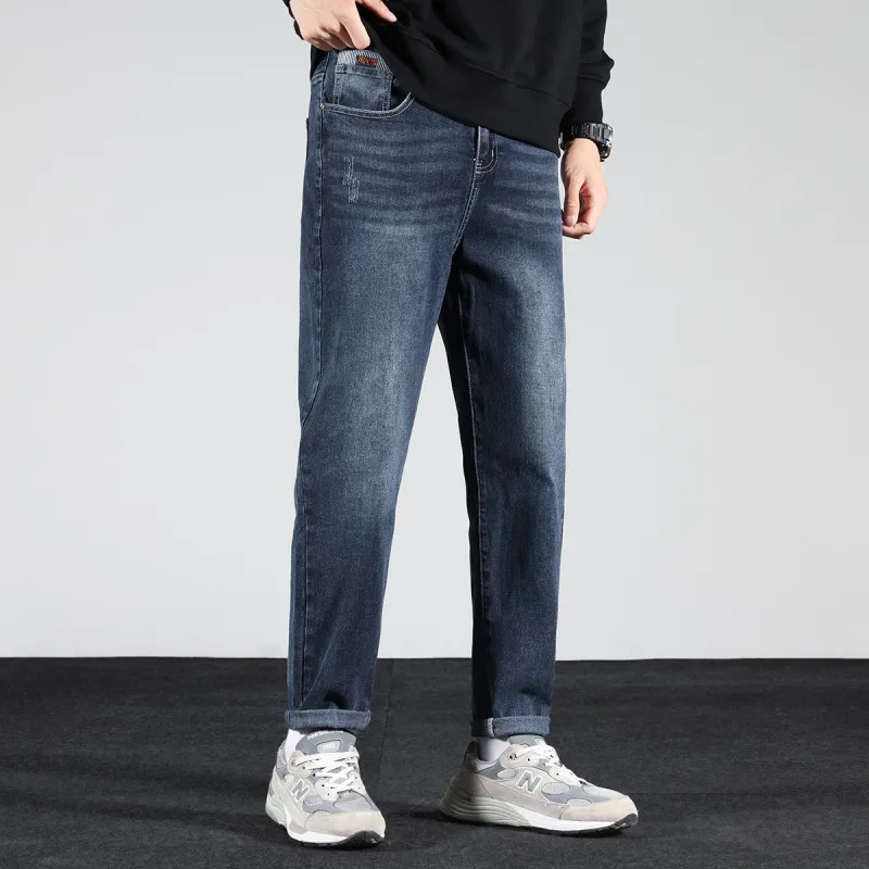 Tonlion Jeans Unisex Navy Blue-5