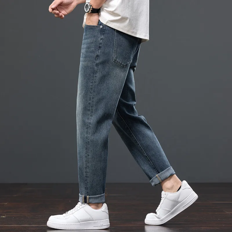 Tonlion Jeans Unisex Vintage Blue-2