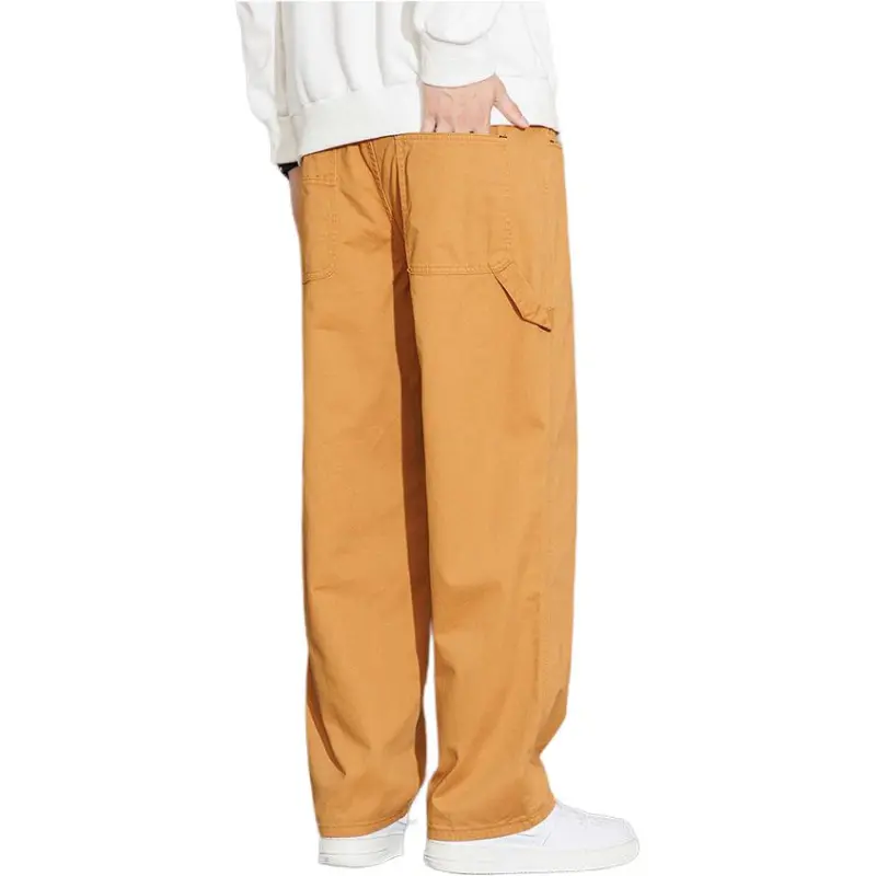 Tonlion Jeans Unisex Brown Yellow-2